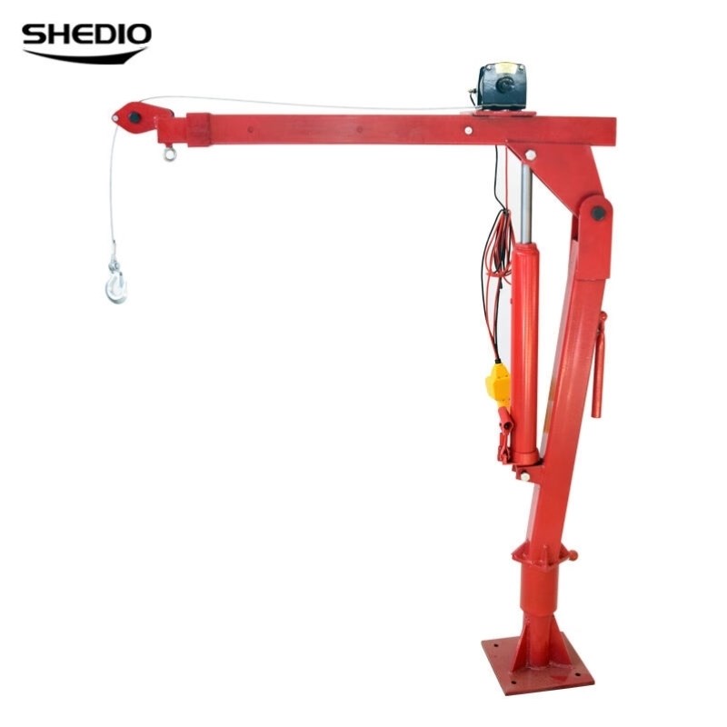 晟雕车载吊机汽车吊机12v24v车用吊运机电动绞盘微型Y葫芦车用吊