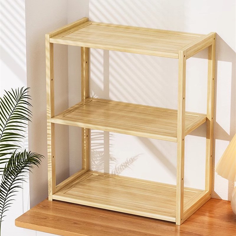 桌面置物架书架办k公桌小型分层架子客厅书桌简易收纳架卧室整理