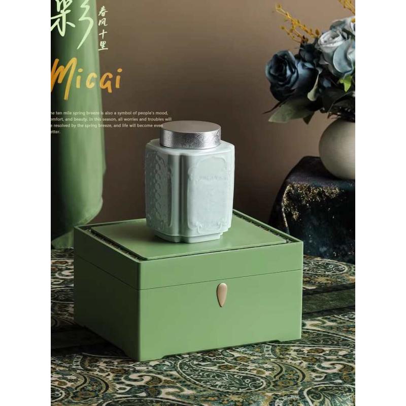 包装福鼎普洱盒茶茶高档生熟质礼盒空盒子收纳盒饼V绿茶叶竹茶白