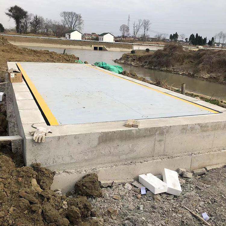 出口电子地磅60吨数字式汽车衡3x8米海外分体式电子大地磅50吨