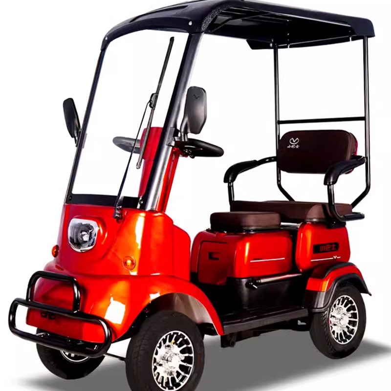 小巴士E40老年代步车家用接送孩子电动四轮O车四轮电动车老人小型