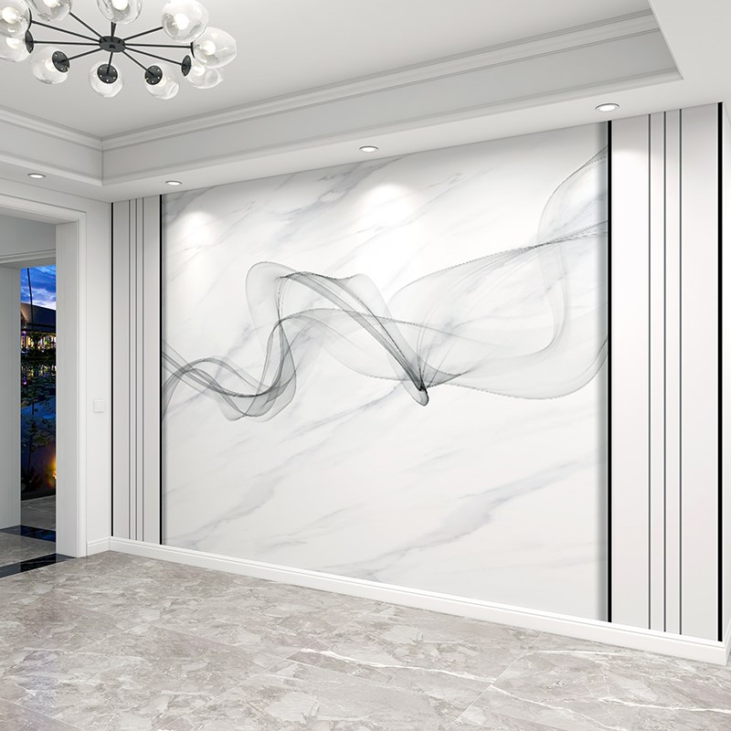 2024影视墙布3D大理r石纹客厅壁纸电视背景墙纸壁布高级感装饰壁