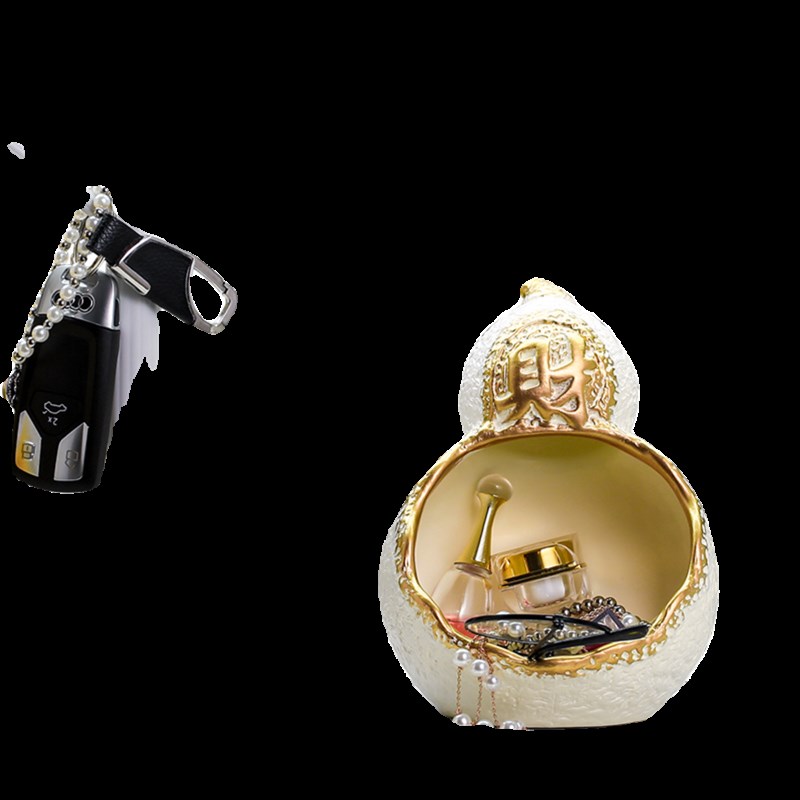 钥匙收纳摆件玄关鞋柜入户门口客厅置物架创意装饰品乔迁新居礼物