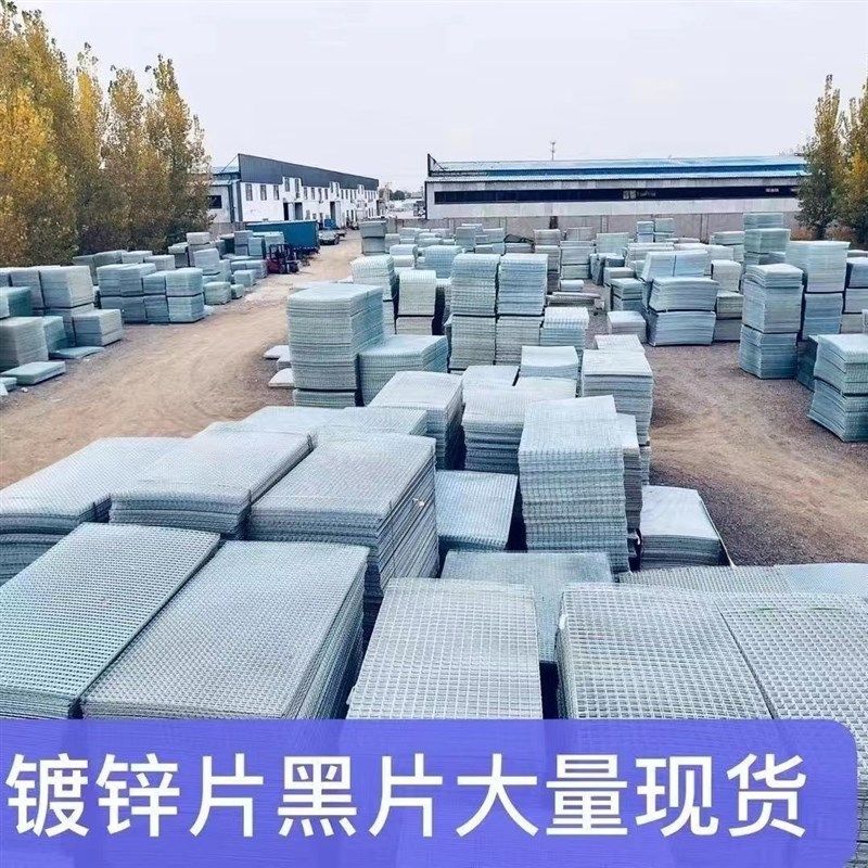 镀锌网片铁丝网围栏加粗铁网养殖加硬钢丝网工地建筑用钢筋网格片