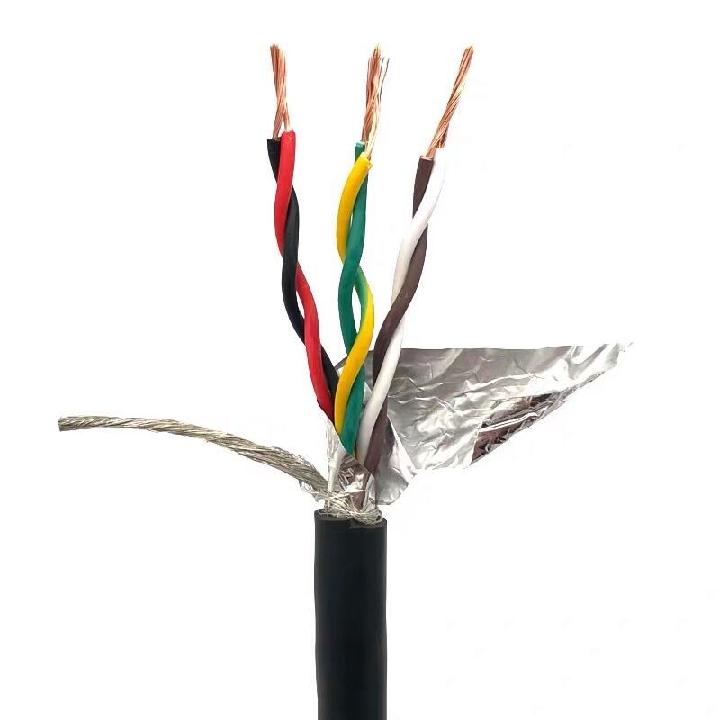 屏蔽双绞电缆RVSP2芯4芯6芯8芯10芯0.15 0.20.3平方485信号控制线