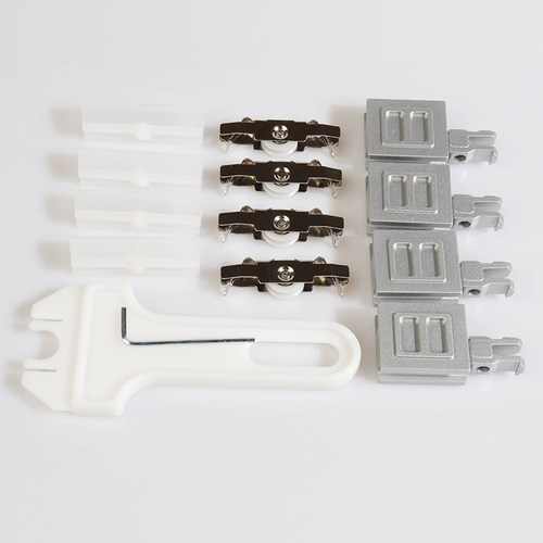 5-8mm玻璃移门轨道展示柜玻璃推拉门滑轨橱柜书柜玻璃柜趟门滑槽