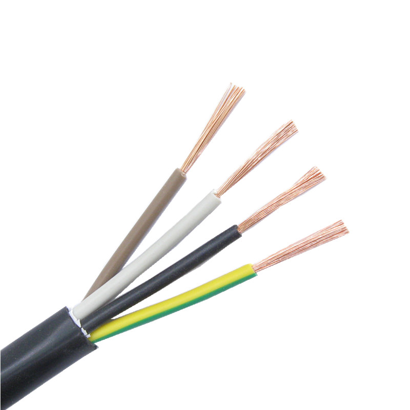 正泰电线电缆RVV4*1.5平方软护套线铜芯线国标软线四芯4芯电源线