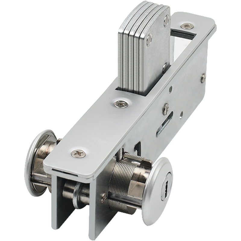 大号肯德基 麦当劳 加重型专用铝合金地锁 玻璃有框门锁 平开门锁