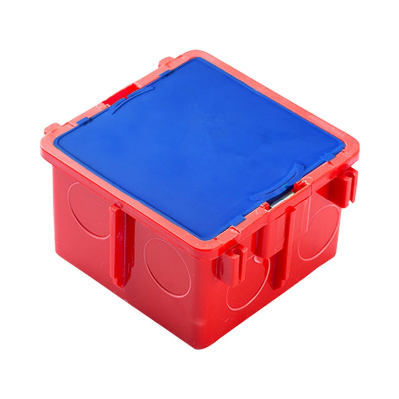 装修86型pvc线盒保护盖免螺丝卡扣盖板开M关底盒暗盒封堵装饰挡板