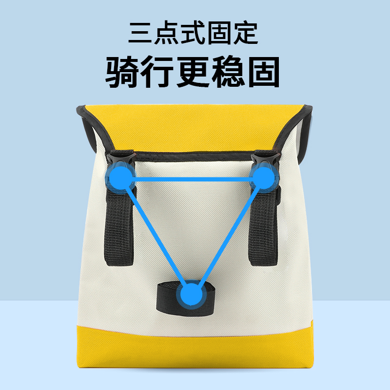 电动车前挂包挂物包电瓶电动自行车骑行手机小挂袋收纳置物前置防