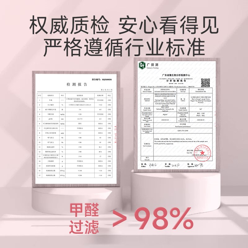孕妇蝶形活性炭口罩防甲醛防二手烟办公室新房装修防尘防异味