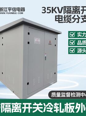 35KV带隔离开关高压电缆分支箱一进两出冷轧板外壳1250KVA箱式