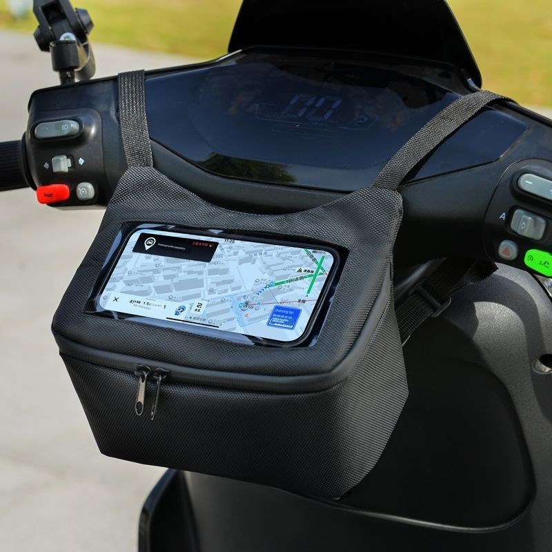 导航员前袋电动汽车袋横屏和竖屏摩托车摩托车通用前袋自行车化妆