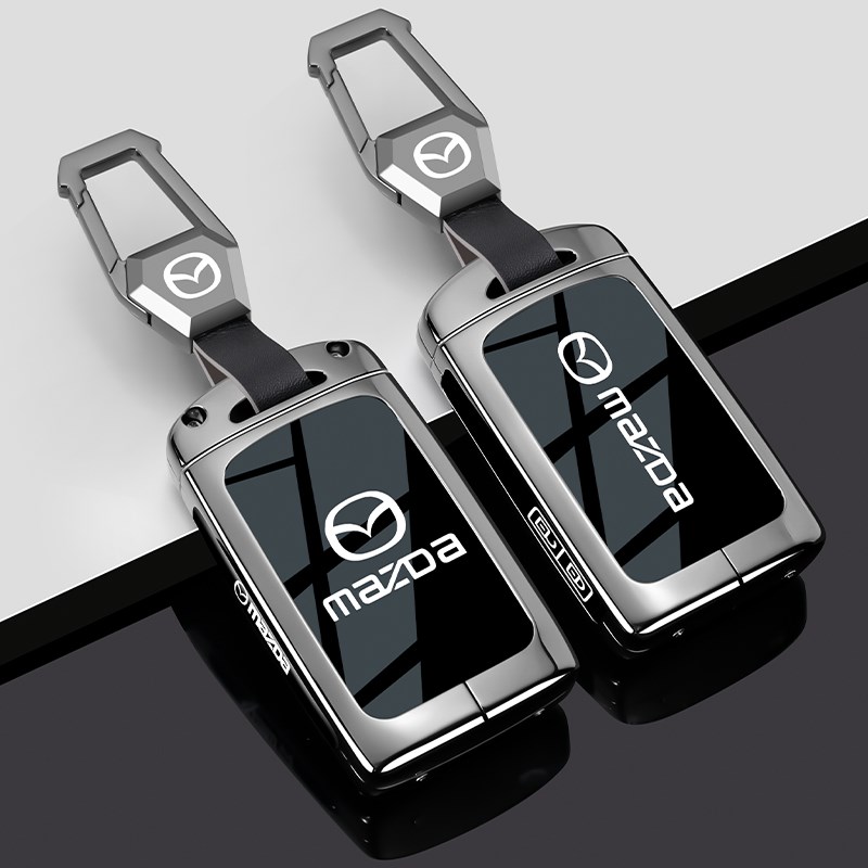 马自达3昂克赛拉钥匙套cx30车cx50阿特兹ez6睿翼cx4高级感壳扣包