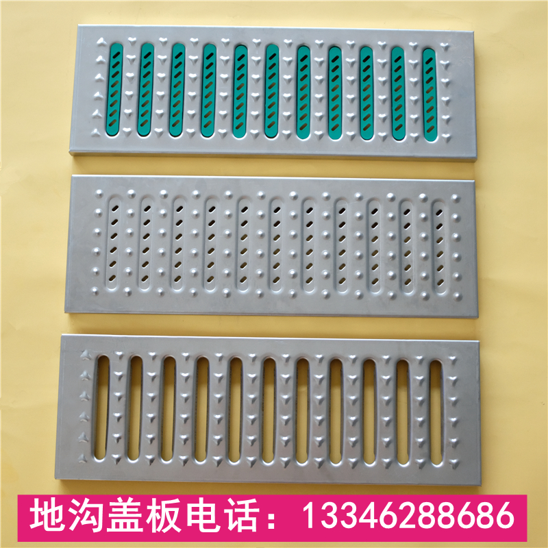 不锈钢地沟盖板饭店厨房水槽下水道防臭排水沟地漏盖板钢篦子井盖