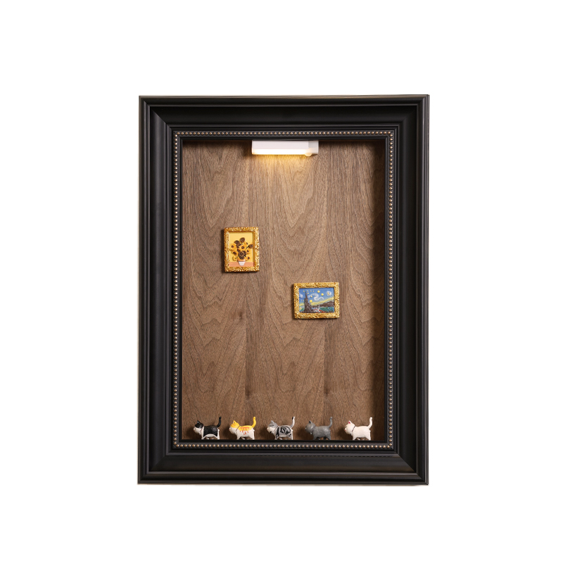 竖版磁吸电表箱装饰画2024新款可置物diy配电箱液压遮挡画高级感