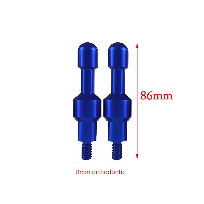 适用于电动汽车摩托车改装后视镜孔装饰螺塞铝合金9号M8M10反光
