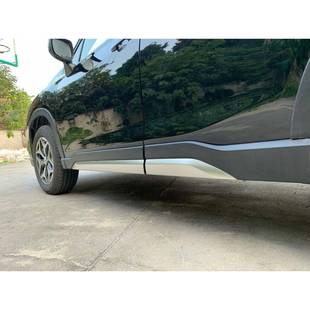适用斯巴鲁19森林人门边条森林人车门防撞条车身防擦条斯巴鲁改装