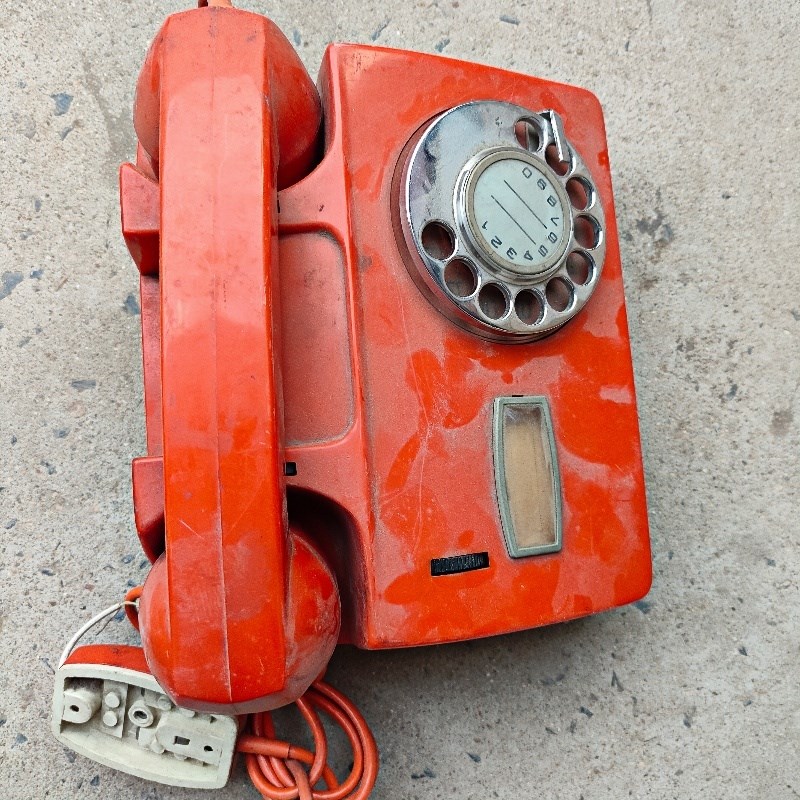 老式拨号电话机手摇古董壁挂墙拨盘座机大哥大影视道具国风摆件