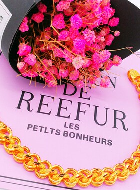 新款沙金简约个性时尚泰国手链 男女式黄铜渡金首饰 厂家现货