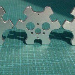 3D打印机配件 铝合金全金属M3/M4双 deltaKossel 鱼眼效应器 吊台