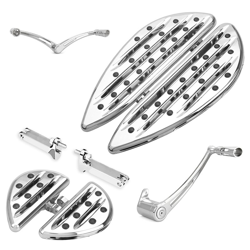 哈雷全系脚踏板改装高品质前后脚蹬X48/883L/1200C软尾戴娜大滑翔