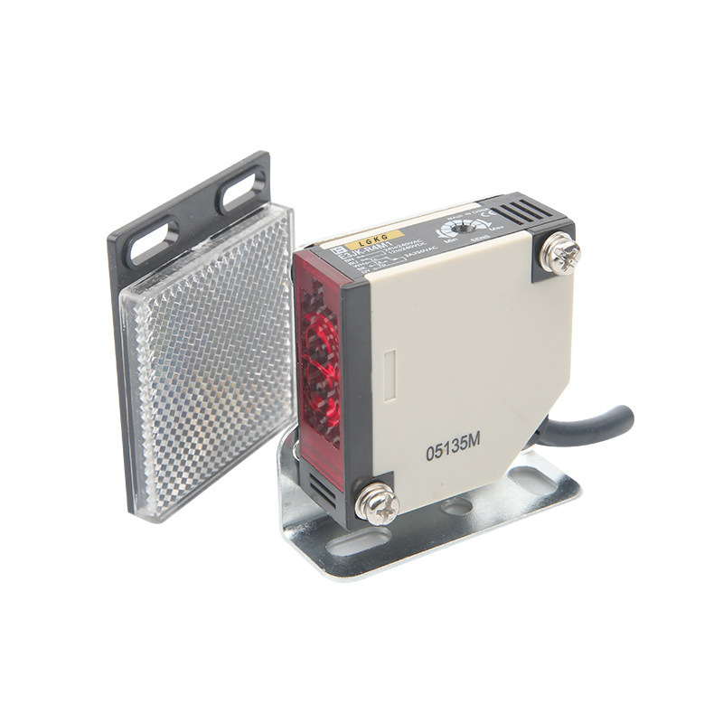 红外线对射镜面漫反射感应光电开关传感器E3JK-DS30/R4M1/5DM1-5L