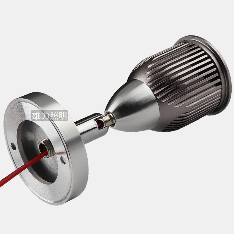 明装小射灯天花灯led单灯软管射灯7瓦 吸顶式聚光灯万向led射灯3w