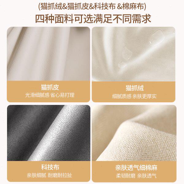 布艺沙发奶油风网红客厅小户型多功能储物折叠推拉伸缩两用沙发床