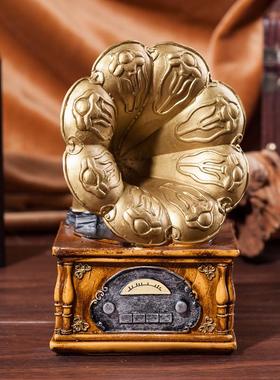 复古怀旧老式电话机座机模型仿古小摆件电视柜家居装饰品拍照道具