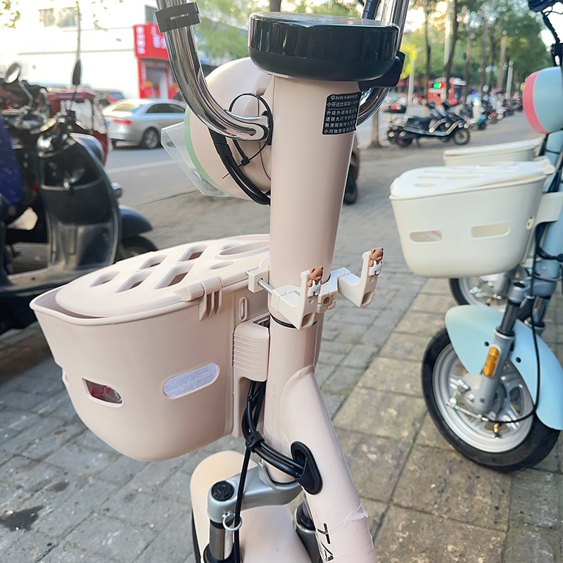 台铃小芬达电动车挂钩前置通用强力承重电瓶自行车挂物钩适用配件