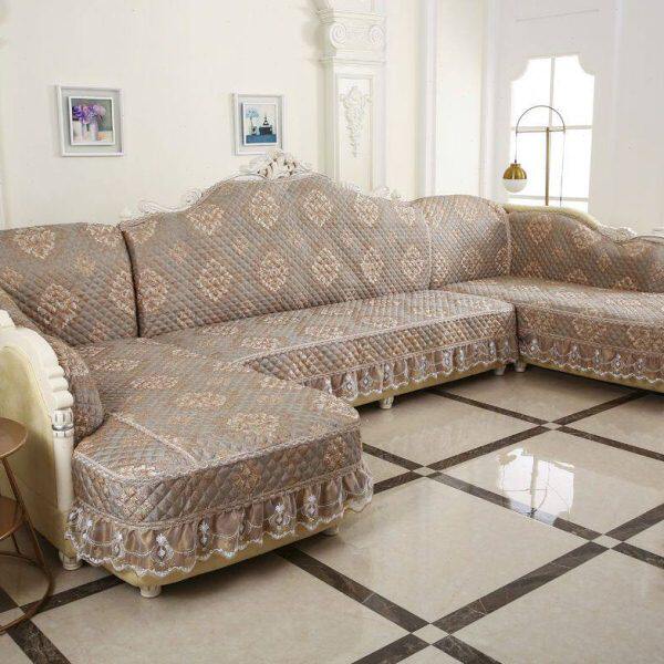 靠背巾全包套定制 欧式沙发套罩全盖 u型垫罩 四季通用简欧套包邮