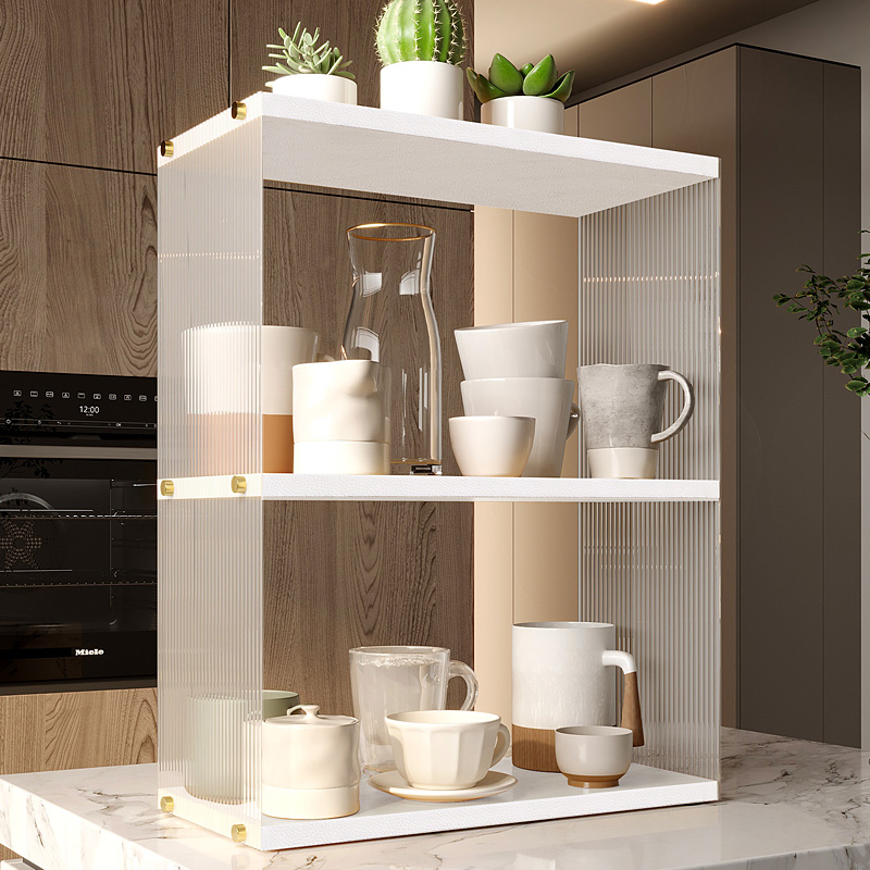 亚克力杯子收纳架置物架家用马克杯收纳架子桌面茶杯玻璃水杯杯架