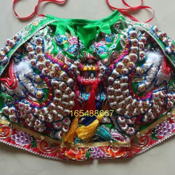 神将衣手工刺绣 神明衣神衣凸绣神衣王爷龙衣三角鳞龙衣 尺2龙衣
