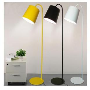 北欧设计led创意客厅立地台灯书房书桌简约现代卧室床头落地灯具