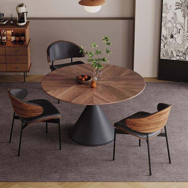 古风实木餐桌法式家用复古圆桌复古风小户型胡桃木圆形餐桌椅组合,自行车/骑行装备/零配件,更多零件/配件,淘宝优惠券,粉丝福利购,淘宝优惠卷