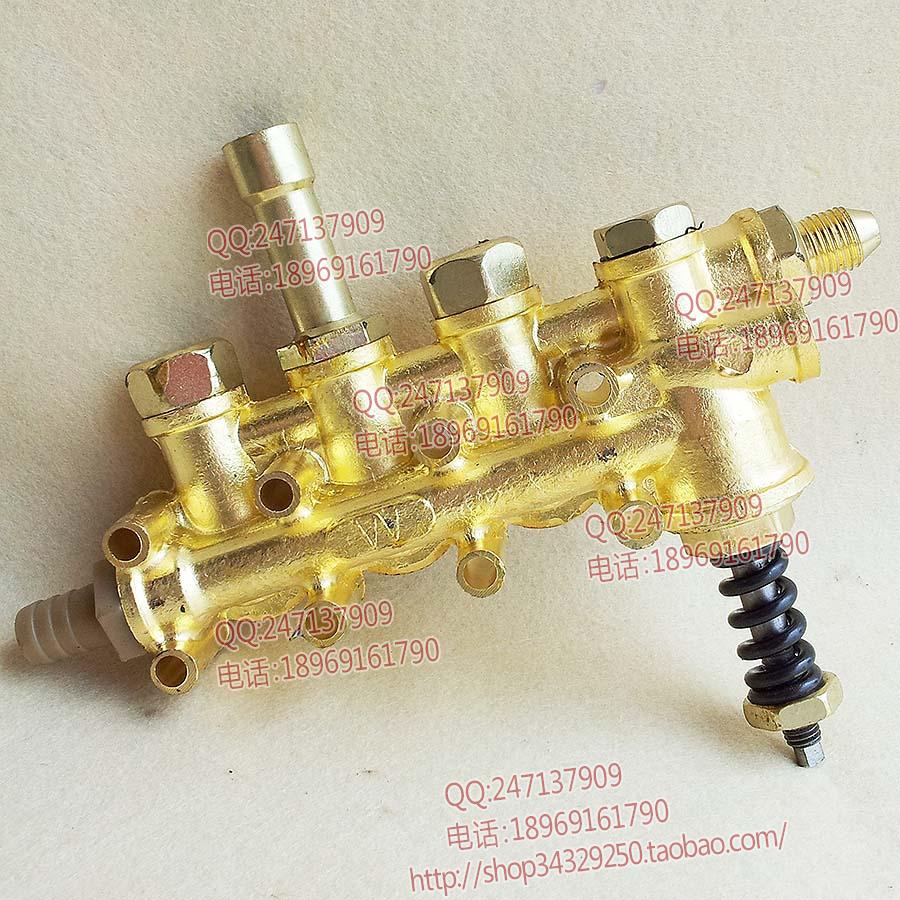 高压清洗机280型洗车机380型洗车水泵配件机头进水阀门铜压头总成
