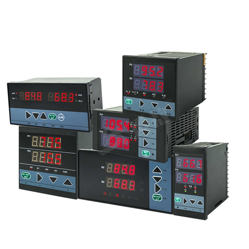 报警变通道2显示器表温度送仪控制测控可调双回路温控智能仪表
