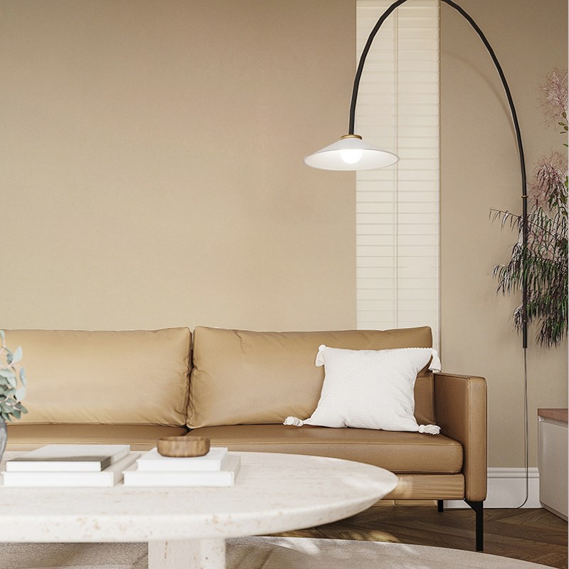 非自粘简约纯色米黄色咖色无纺布墙纸卧室满铺客厅餐X厅背景墙壁