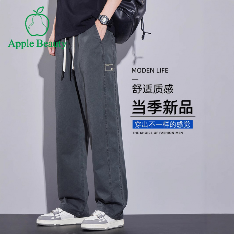 美式潮牌休闲裤男士2025新款春季