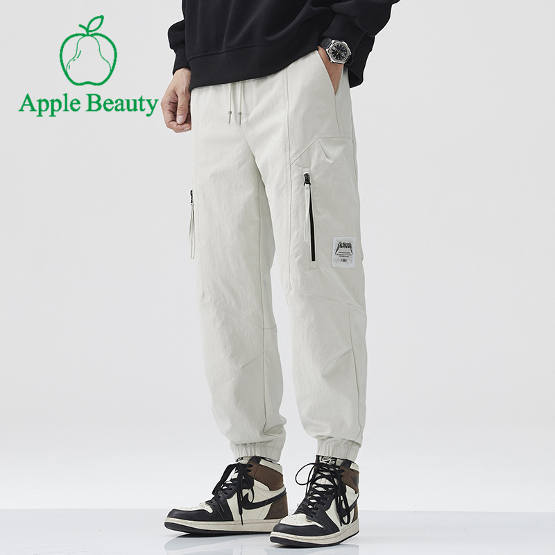秋季新款美式休闲裤男宽松大码胖