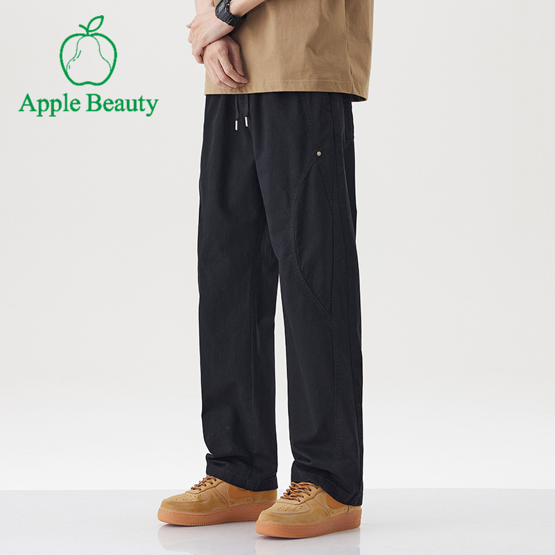 阔腿工装裤子男士2025春夏季日系