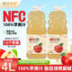 巨乐可可100%NFC苹果汁甄选红富士苹果榨汁2L大桶装 清爽酸甜解腻