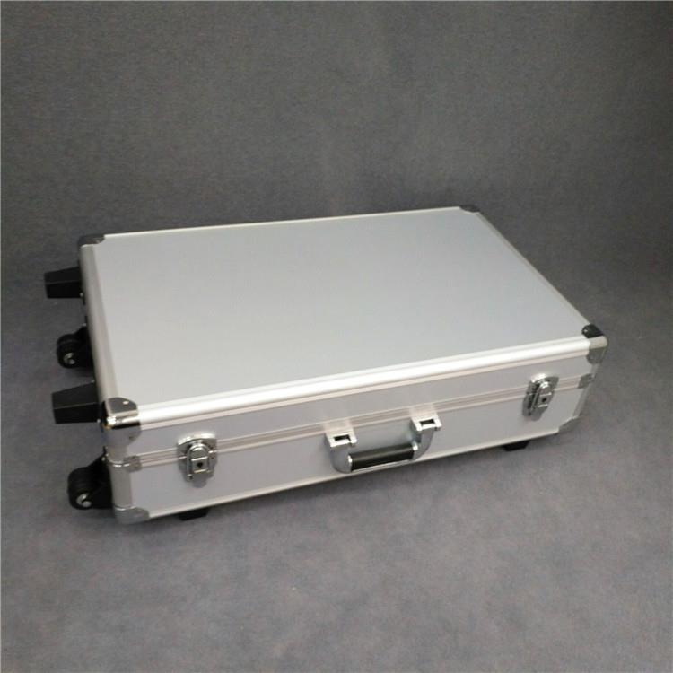 供应铝合金内置拉杆箱eva防震垫易碎品包装仪器箱处理