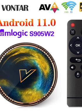 VONTARX2SmartTVboxAndroid11AmlogicS905W2双频
