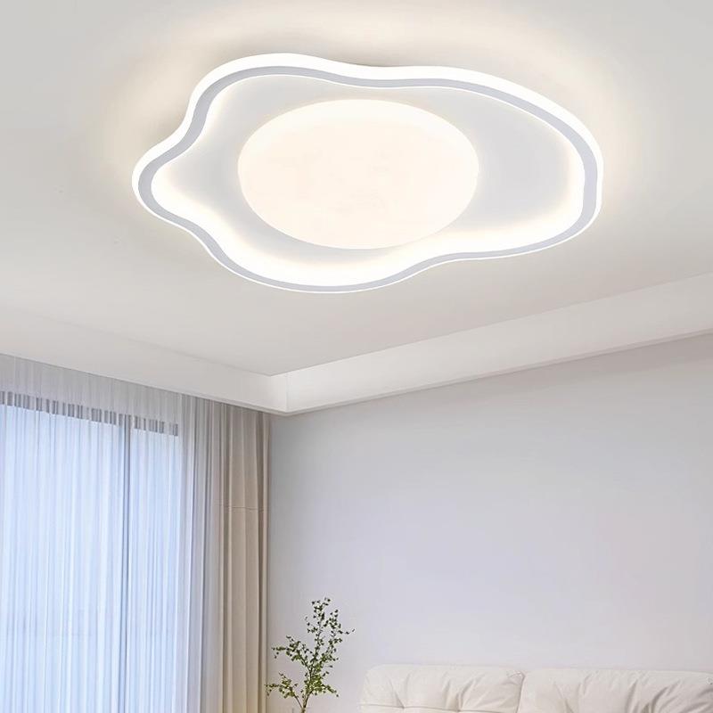 新款超薄LED云朵现代简约大气全光谱护眼卧室吸顶灯餐厅中山灯具