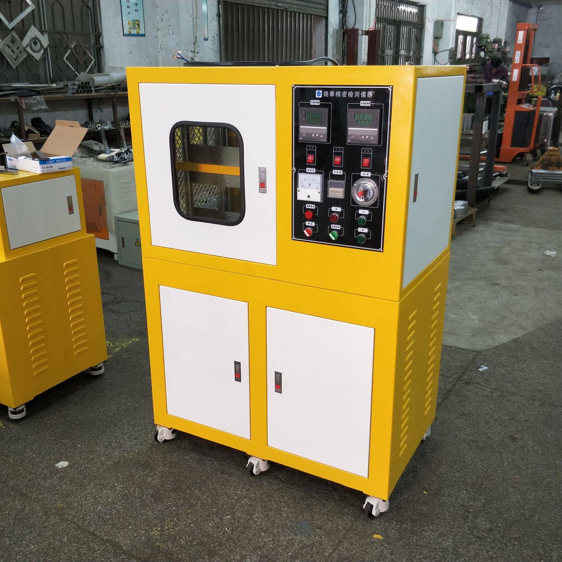 0吨压膜平板硫化机实验室小型塑料粒子压片机平板硫化机小型