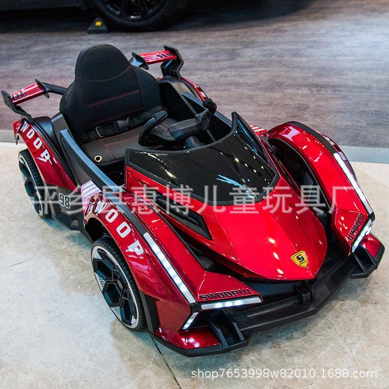 新款儿童电动汽车四轮跑车男女小孩遥控卡丁车宝宝玩具车充电汽车
