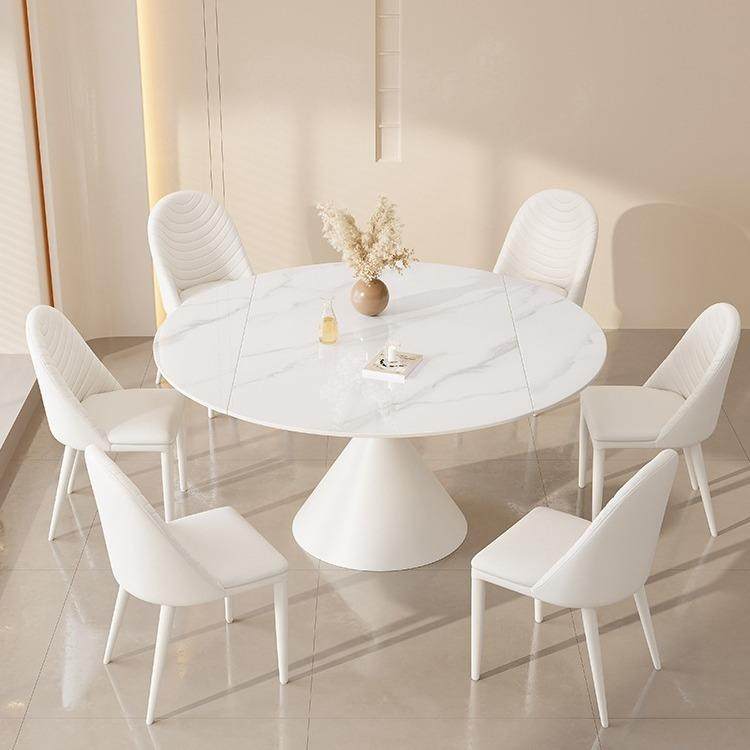 北欧奶油风方圆两用餐桌现代简约轻奢伸缩实木岩板家用餐桌椅组合,鲜花速递/花卉仿真/绿植园艺,割草机/草坪机,淘宝优惠券,粉丝福利购,淘宝优惠卷