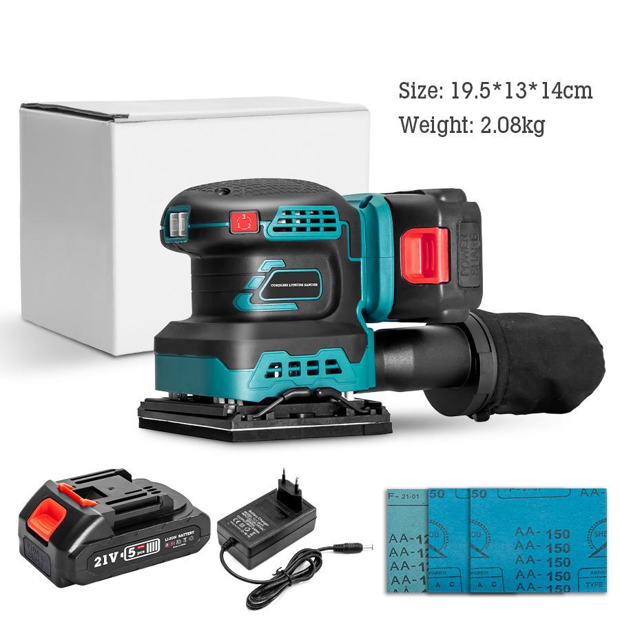 电动木工工具锂电多功能砂光机抛光机墙壁打磨机地板翻新家居